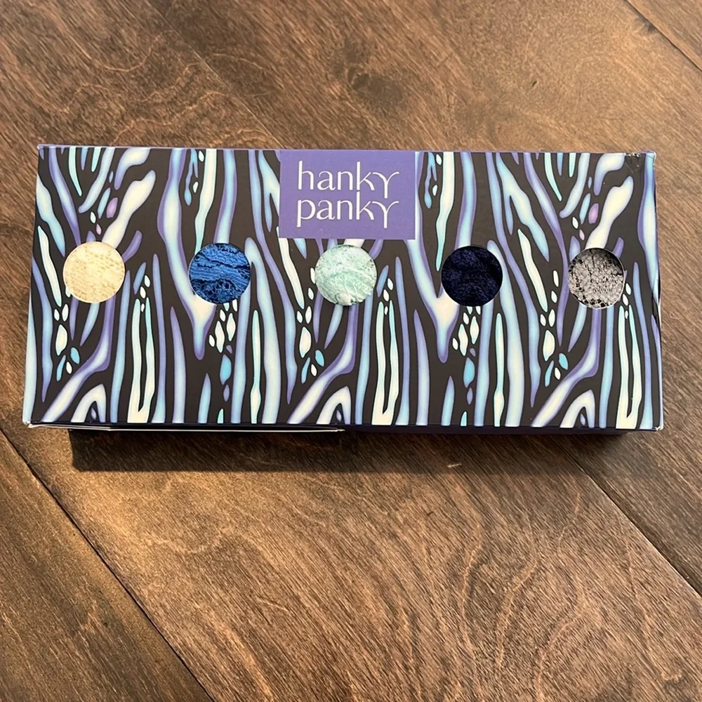 5 Hanky Panky Lace Plus Size Original Rise Thong, NWT